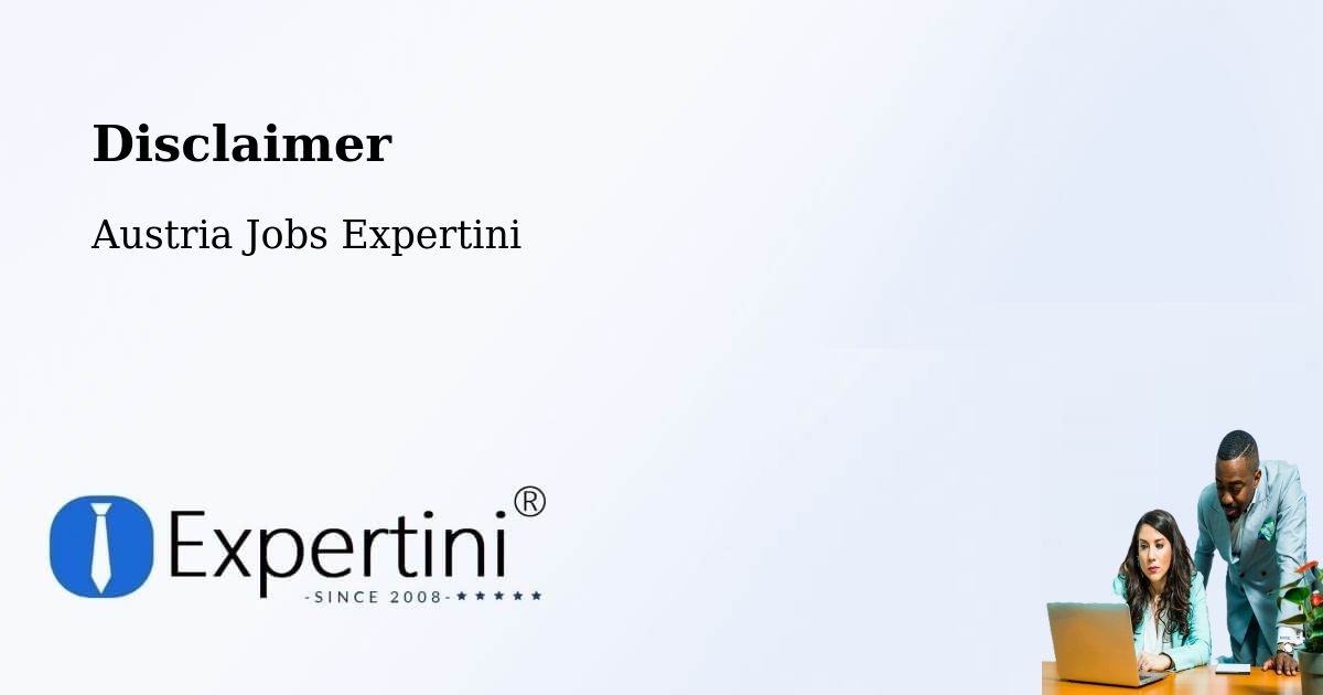 Disclaimer – Neulengbach - Austria Jobs Expertini