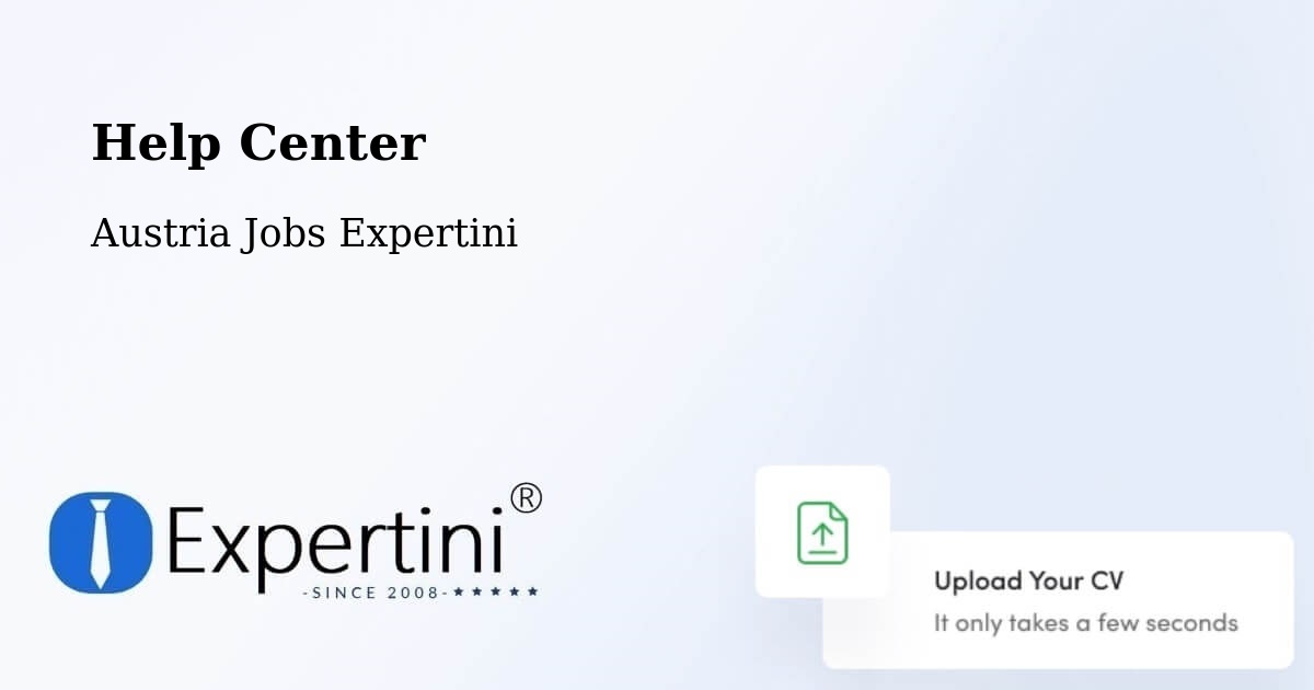 Help Center – Neulengbach - Austria Jobs Expertini