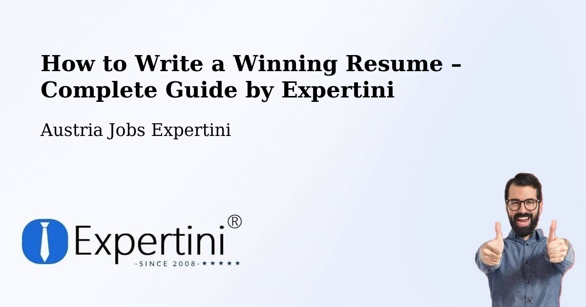 Resume Writing Guide for Job Seekers – Neulengbach - Neulengbach, Austria Jobs Expertini